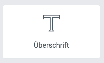 Elementor: Überschrift
