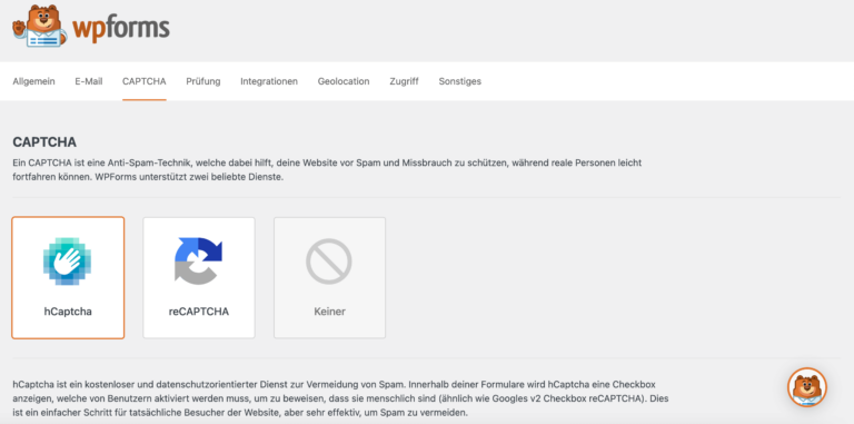 Captcha: Spam verhindern