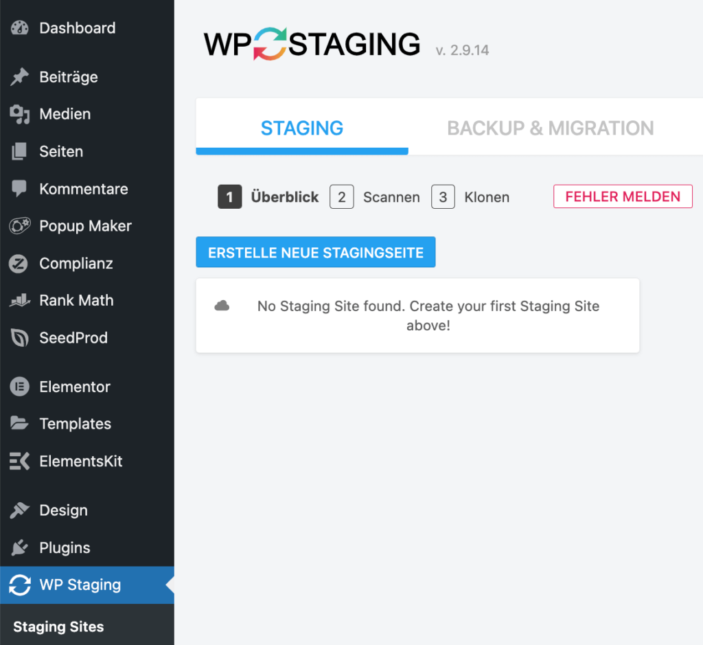 WP Staging