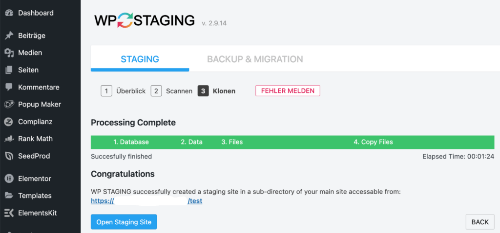 WP Staging