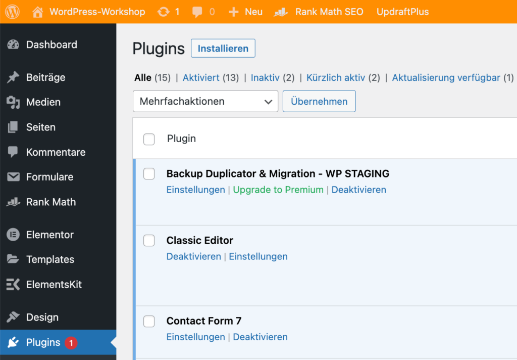 WP Staging