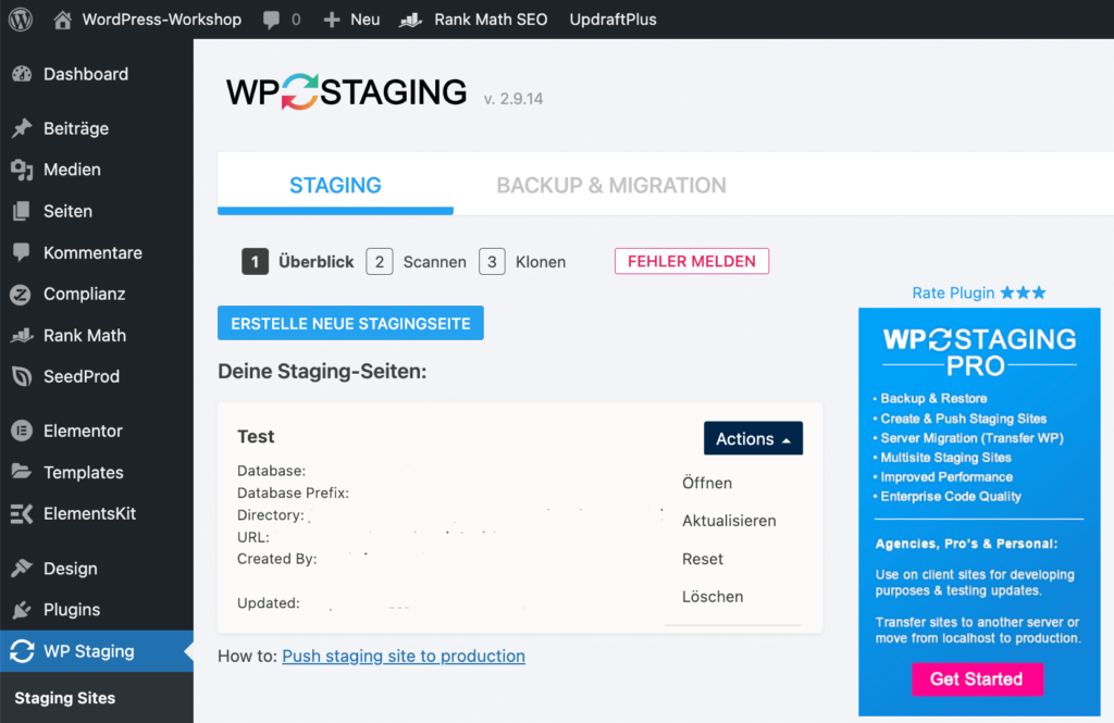 WP Staging