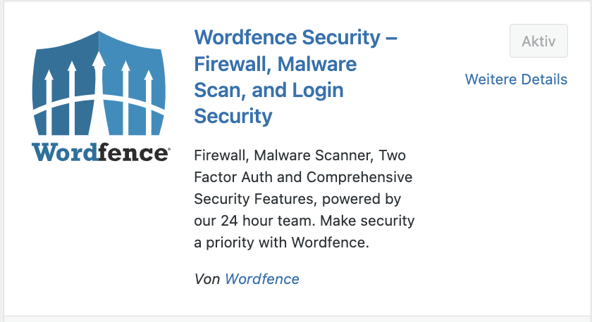 2FA: Wordfence