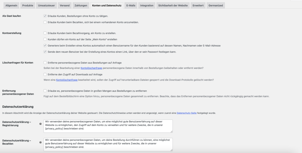 datenschutz