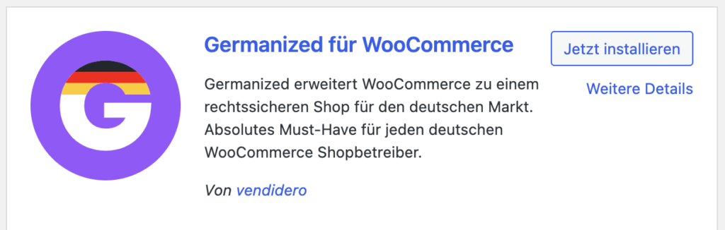 Germanized für WooCommerce