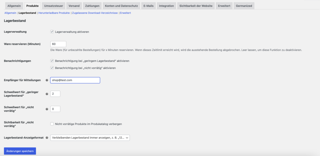 produkte lager