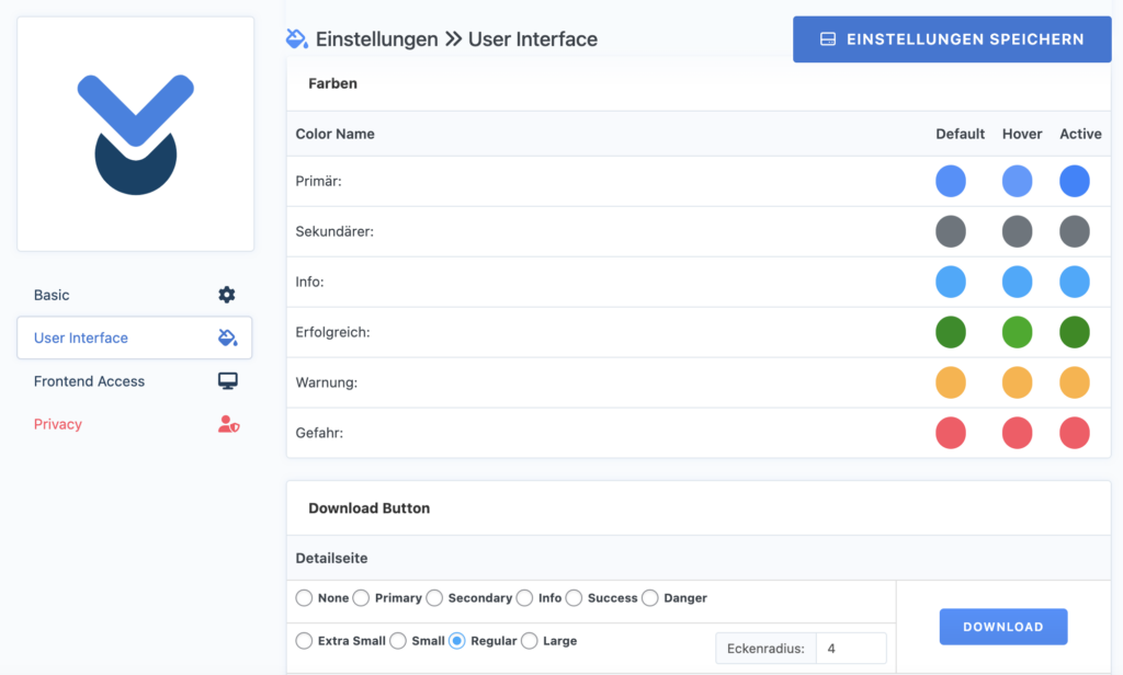 download manager interface